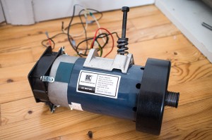 Le moteur d'un tapis de course